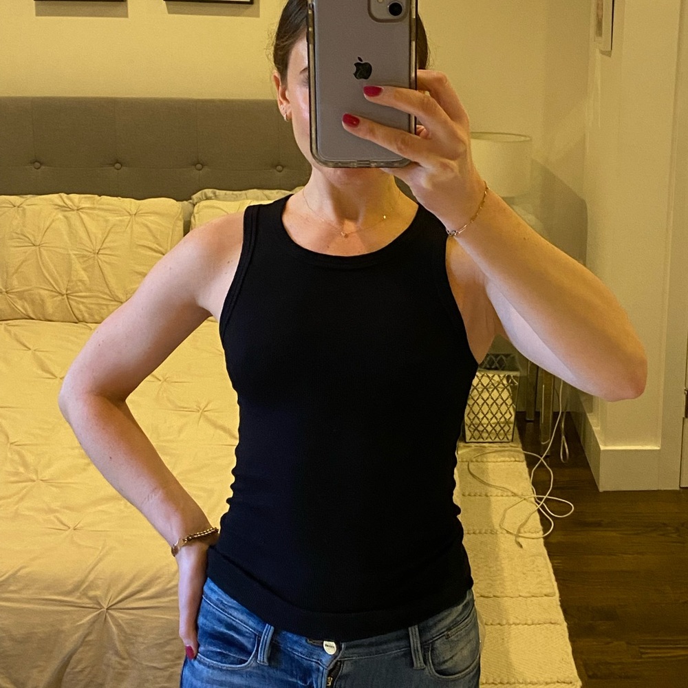 Joah Brown Ribbed Tank